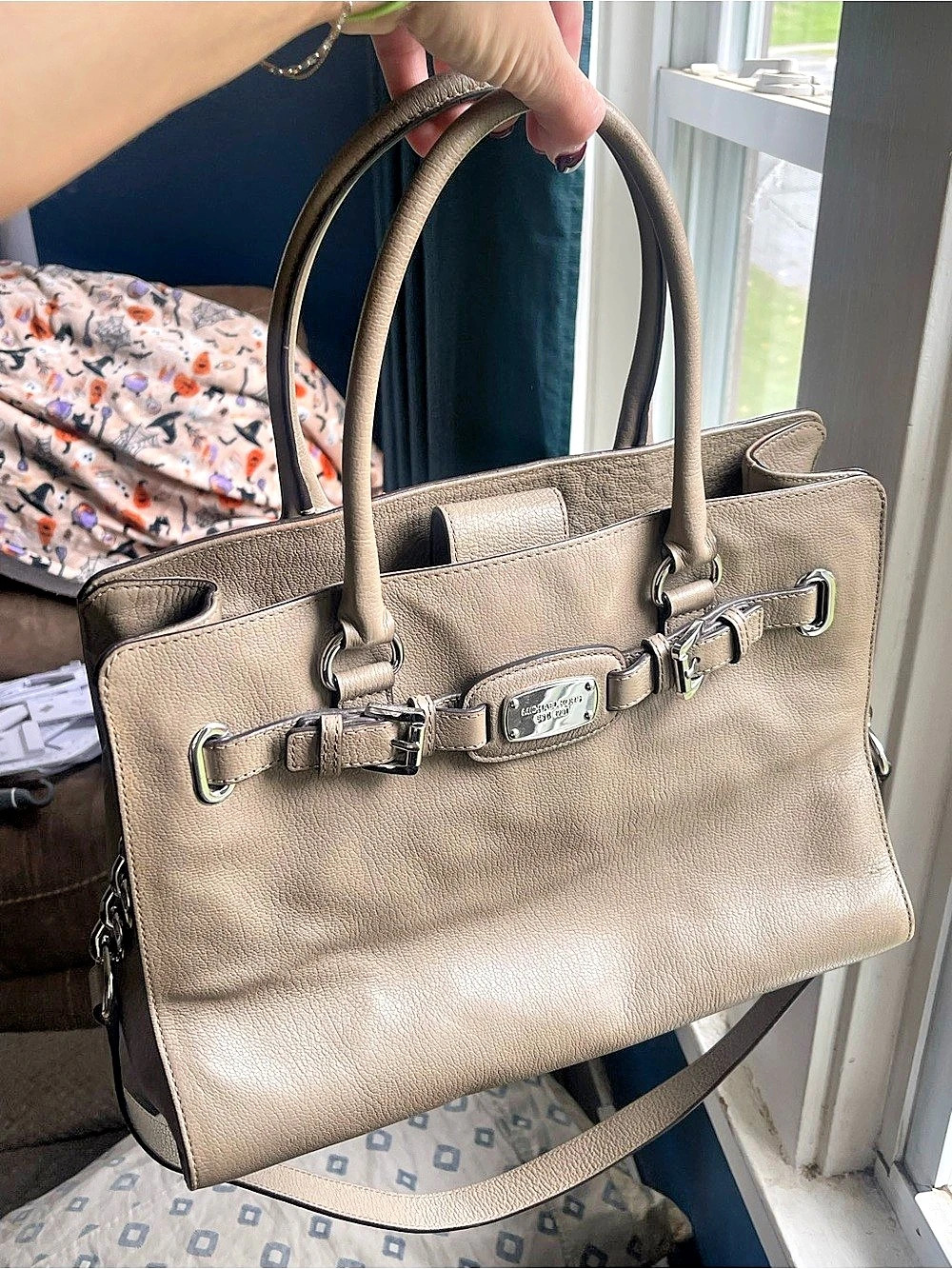 Michael Kors Hamilton Satchel in Brown